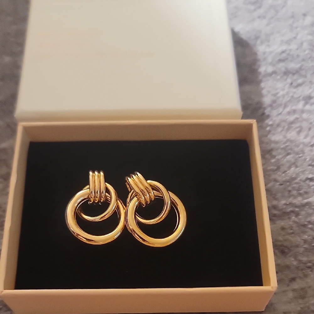 Elegant Gold Hoop Earrings